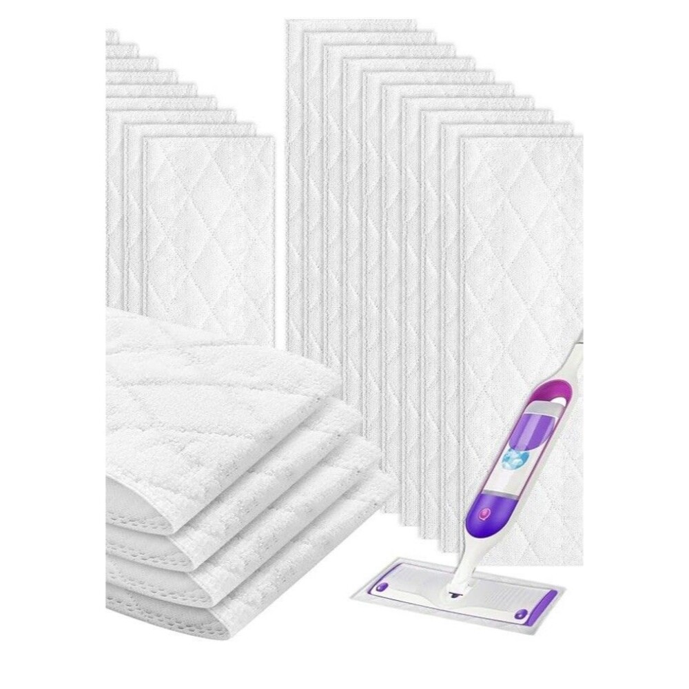 Disposable Power Mop Pads Refills Compatible with Swiffer PowerMop 30 Pack